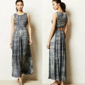 Anthropologie Neuw Shibori Maxi dress, sz M
